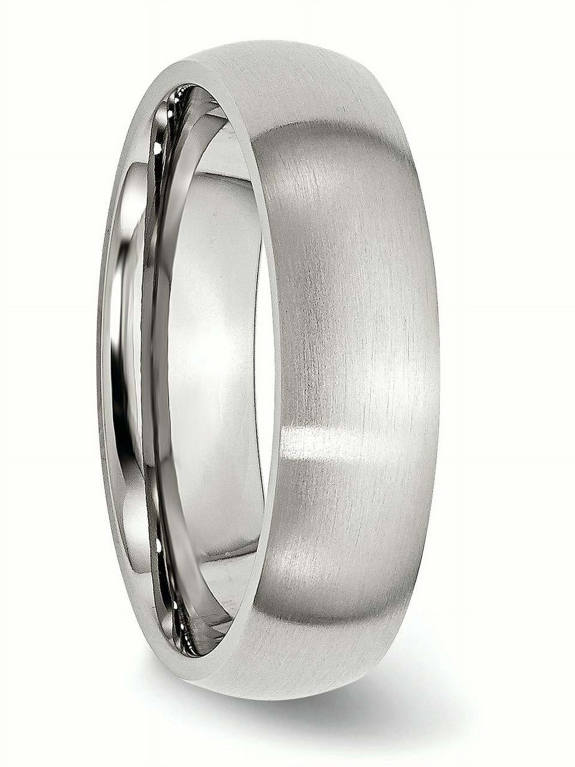 Stainless Steel 6mm Brushed Band