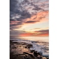 thumbnail image 2 of Collins, Ann 17x24 White Modern Wood Framed Museum Art Print Titled - USA-California-La Jolla Sunset reflections at Coast Blvd Park, 2 of 4