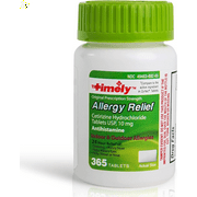 Timely Cetirizine Hcl 10 Mg 365Ct – Fast & Reliable Allergy Medication – Allergy Relief with National Brand Equivalency – Easy to Swallow Cetirizine 10 Mg –