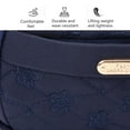 thumbnail image 4 of Riñonera deportiva ligera para hombre y mujer, para correr, hacer senderismo y viajar, color azul marino, 4 of 6