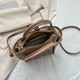 thumbnail image 2 of Bolsa De Hombro Bolso de hombro femenino de PVC, Bolso portátiles para mujer para el ocio diario (caqui), 2 of 8