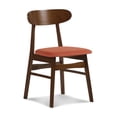 thumbnail image 2 of New Classic Furniture Morocco Wood Dining Chair in Orange (Set of 2), 2 of 9