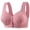 Pink, variant on Aofany Women's Front Button Closure Bra Comfort Full-coverage Bra Senior Front-Closing Wirefree Bra, 36B/C-50B/C