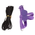 thumbnail image 3 of Arnés Volador de Aves Cuerda de Tracción, Diseño de Ala Púrpura Loro Ajustable Ajustable Mazo de Pájaros Correa Ergonómica Con Comomodo para Pájaros, 3 of 7