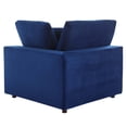 thumbnail image 5 of Modway Commix Down Filled Overstuffed Performance Velvet 5-Piece Sectional Sofa in Navy, 5 of 10