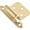 Brass, variant on Hickory Hardware Surface Self-Closing Collection Hinge (Pair), Flush - Chrome