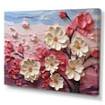 thumbnail image 2 of Designart "Timeless Beauty Red and White Roses" Floral Wall Art - Modern Red Roses Living Room Canvas Art, 2 of 4