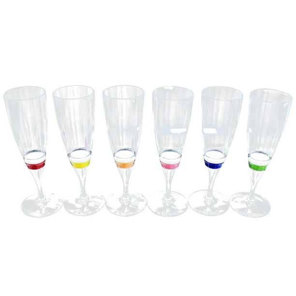 Frcolor Glasses Led Champagne Light Up Plastic Cups Cup Glass Lighted