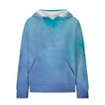 thumbnail image 4 of Mercatoo Girls Boys Hoodies Cute 𝐘2k Tie Dye Print Sweatshirt Casual Comfy Soft Long Sleeve Pullover Toddler Fall Winter Warm Clothes, 4 of 7