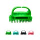 thumbnail image 5 of Bewildely Cepillo de pelo de 4 colores, cepillo de silicona para lavar el cabello, cepillo portátil para el cuero cabelludo con mango antideslizante, Juegos de accesorios de baño Verde Bewildely HA002304-01, 5 of 6