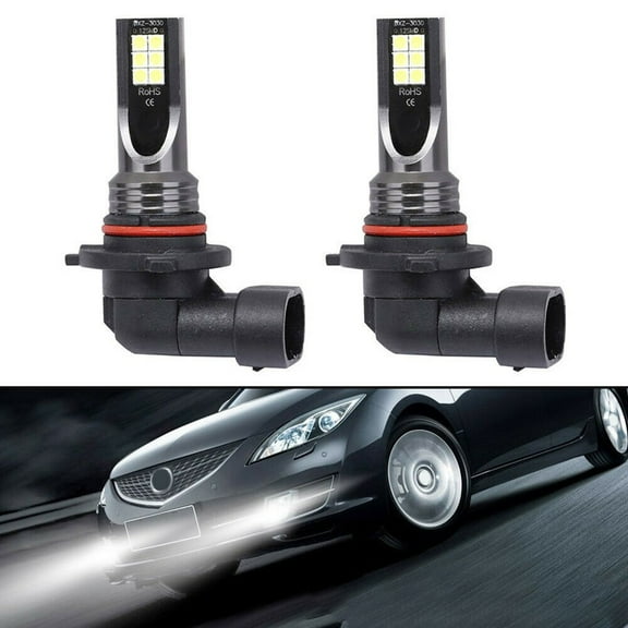 2x 9006/HB4 LED Fog Light Bulbs Headlight High Power for DRL Lamp Supre White 6000K