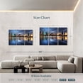 thumbnail image 3 of Elephant Stock Orlando Night Skyline Wall Art - Horizontal Multi Panel Canvas - Living Room Wall Decor - Places Multi Panel - Blue And Brown Decor - 74" x 48", 3 of 4