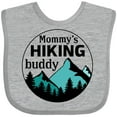thumbnail image 3 of Inktastic Mommy's Hiking Buddy with Mountains and Trees Boys or Girls Baby Bib, 3 of 4
