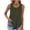 Dark Green #1, variant on WULMLEO Plus Size Tank Tops for Women Summer Sleeveless Scoop Neck T-Shirts Tops Casual Tees Tunics Shirts Light Blue M