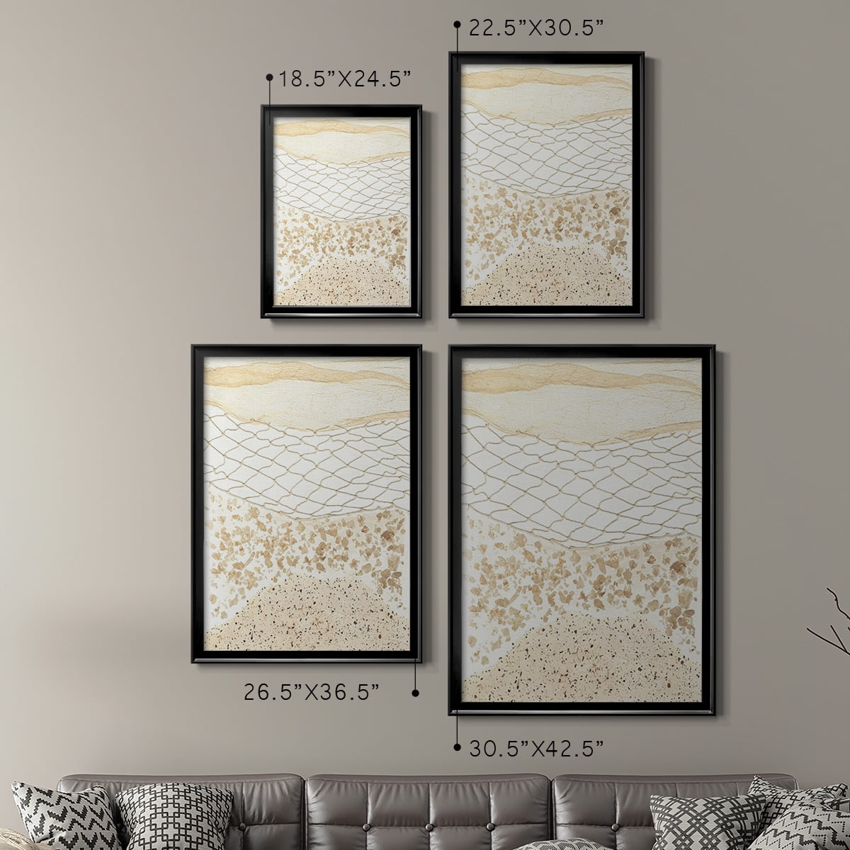 Coast Away II Premium Framed Print, in Gold, Black, or Silver - Ready to Hang