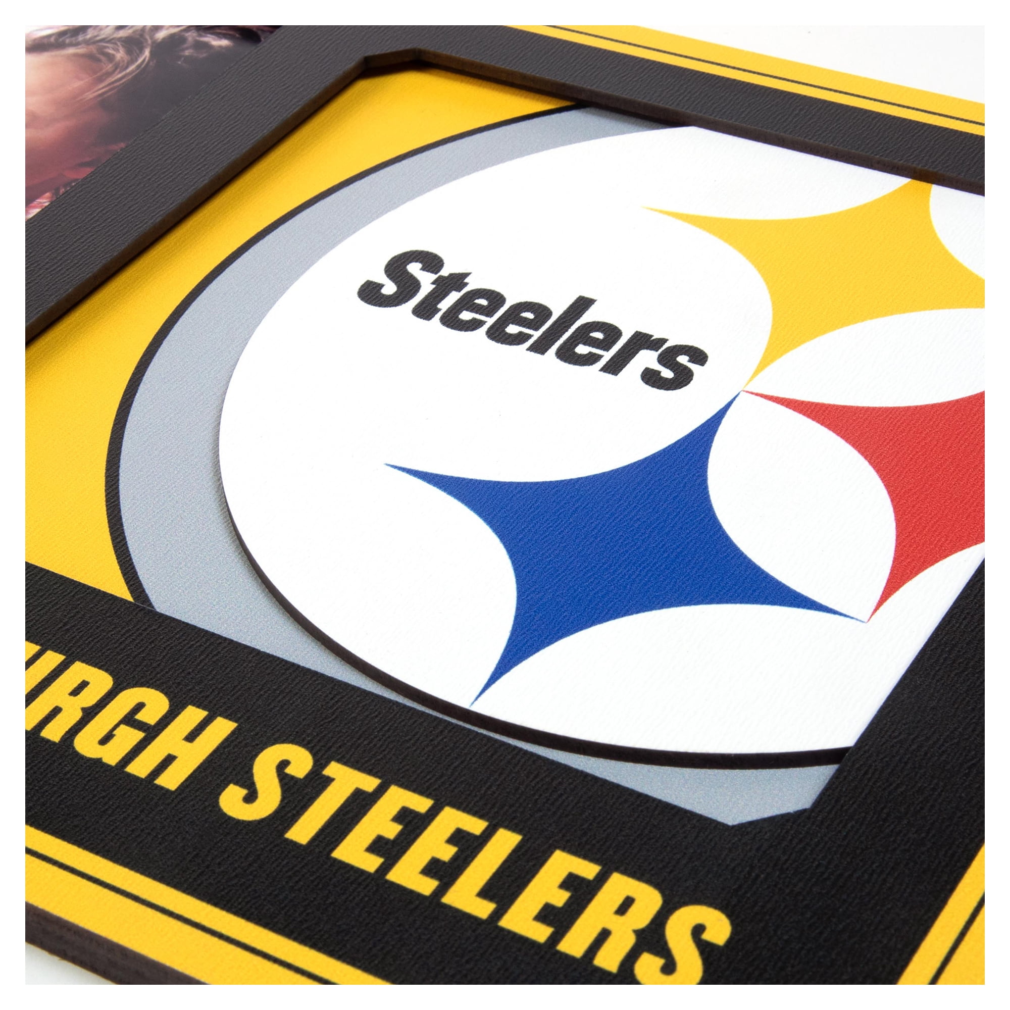 IDNA Pittsburgh Steelers 3D Logo Series Picture Frame
