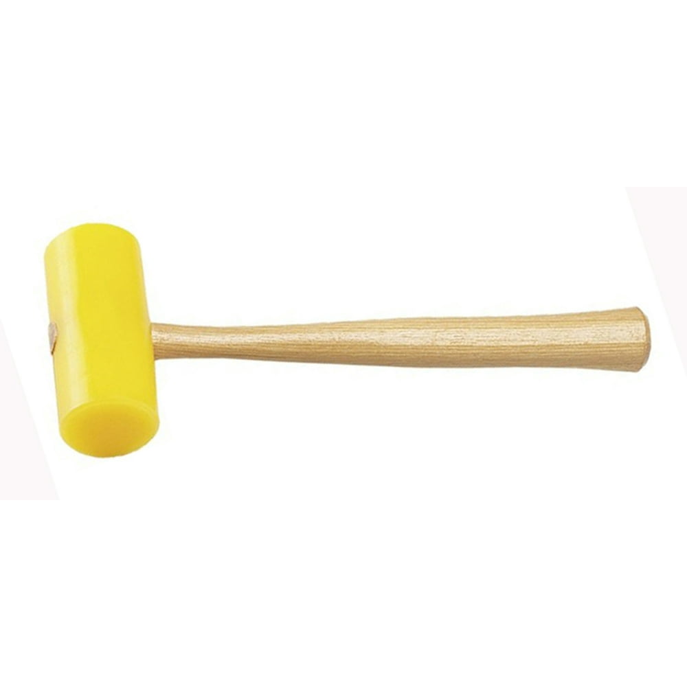 YELLOW PLASTIC MALLET 1 1/2"