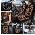 thumbnail image 2 of Yuyamidu Brown Duck Camo Car Seat Covers Full Set with Auto Steering Wheel Cover Seat Belt Pads Coasters Trash Bin Hanging Storage Bag Cup Holders Rearview Mirror Cover Key Ring 15 PCS, 2 of 7