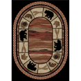 thumbnail image 1 of Mayberry Rug HS7463 8X10OV 7 ft. 10 in. x 9 ft. 10 in. Oval Hearthside Vogel Area Rug, Multi Color, 1 of 1