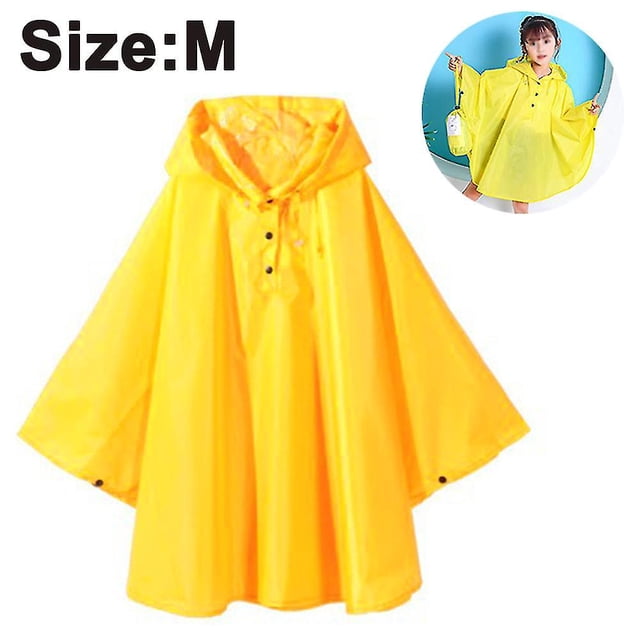 Poncho de lluvia para niños Chaqueta con capucha Chubasquero