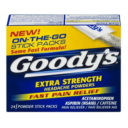 Goody's Extra Strength Headache Powders, Fast Pain Relief, 24
