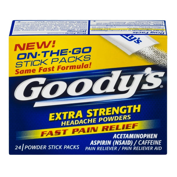 Goody's Extra Strength Headache Powders, Fast Pain Relief, 24 Count