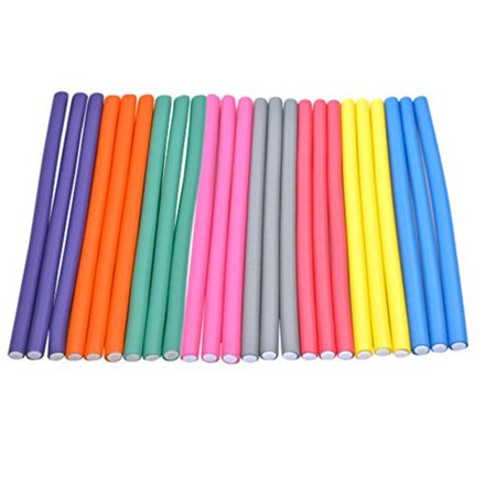 Twist Flex Rods Soft Foam Bendy Curl Sponge Diy Styling Hair
