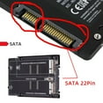 thumbnail image 6 of FVH 2.5inch SATA 22Pin to 2010 2011 2012 Mac Air Pro Retina SSD 12+6Pin 17+7Pin A1425 A1398 MC975 MC976 Case Enclosure, 6 of 8
