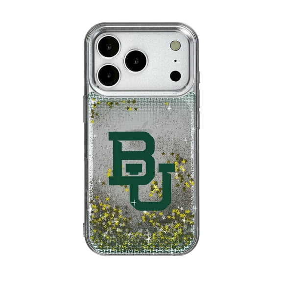 Baylor Bears Linen Logo iPhone Glitter Case