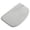 Light gray, variant on PRYESS Dard Gray Semi-Round Door Mat, 40 x 60 cm Semi-Round Non-Slip Dirt-Resistant Front Door Mat with Water Absorption and Quick-Dry Design