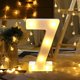 thumbnail image 1 of Led Digital Light Number Lamp Alphabet Led Digital Wedding Decoration Light Up White Plastic Digital Standing Hanging Lights, 1 of 2
