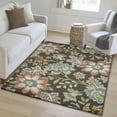 thumbnail image 2 of Mainstays Farmhouse Oversized Floral Gray Multicolor Indoor Area Rug, 5' x 7', 2 of 8
