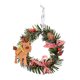 thumbnail image 4 of Guirnalda colgante para árbol de Navidad, adorno navideño, accesorios de , guirnalda de pared, Mini corona decorativa de Navidad, decoraciones navideñas alce BLESIY Mini corona navideña, 4 of 8