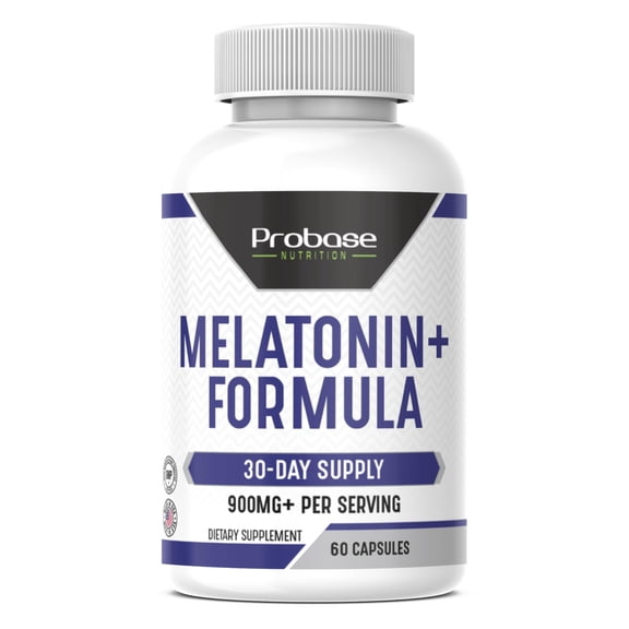 Probase Nutrition Melatonin Formula 60 Capsules 30-Day Supply