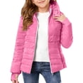 thumbnail image 1 of Abrigo de invierno cálido con capucha para niños, chaqueta ligera y gruesa acolchada de algodón, abrigo para niños, 1 of 8