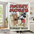 thumbnail image 1 of Mickey Mouse Couverture Légère Douce pour Canapé Lit 60"x50 Pouces, 1 of 2
