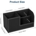 thumbnail image 2 of Desk Organizer - Office Pencil Holder Organizer Desktop Desk Accessories Office Supplies Organization Decor (Black), 2 of 5