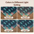 thumbnail image 7 of Design&I 4'x6' Washable Area Rug Flatweave Daily Traffic Ready Turtle Nautical Motif Coral Border Wave Starfish Reef Seashell Ocean Flowing for Dorm Room, Living Apartment, 7 of 7