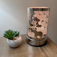 thumbnail image 3 of 7" Touch lamp/Essential Oil Burner/Fragrance Wax Melts Warmer/Silver Elephant Table Decor, 3 of 5