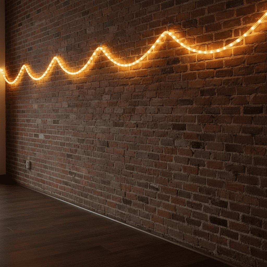 Brite Star 18 Foot Clear Rope Light - Connectable for Indoor and Outdoor Decor - Perfect for Christmas Decorations, Bedroom, Party, Patio, Deck Lighting - Waterproof Outdoor Lighting