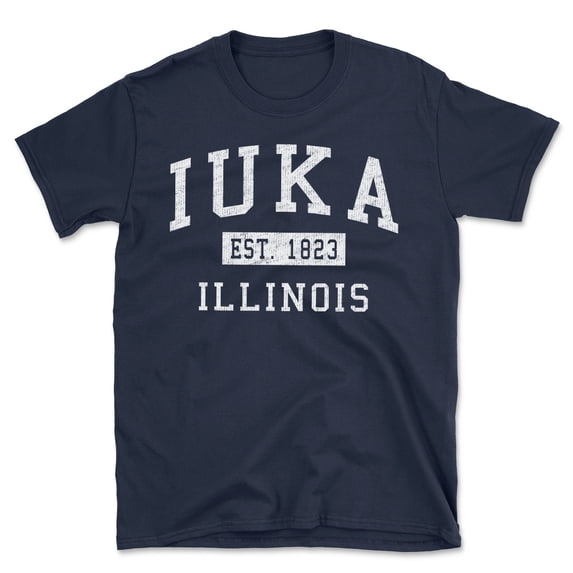 Iuka Illinois Classic Established Men's Cotton T-Shirt
