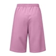 thumbnail image 4 of Men's Baggy Sweat Shorts Lightweight Under Knee Casual Drawstring Y2K 3/4 Shorts Loose Fit Gym Shorts, 4 of 7