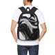 thumbnail image 4 of Disketp Fluid Black White Paint Swirls Mochila Minimalista de Gran Capacidad, Mochila de Viaje para Escuela, Trabajo o Uso Diario, 4 of 6