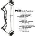 thumbnail image 7 of TOPOINT ARCHERY M2 Youth Compound Bow Package 290FPS Lightweight 3 Colors - Right Hand, 7 of 7