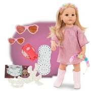 Gotz Hannah be My Mini Me 19.5 All Vinyl Doll with Long Blonde Hair to Wash & Style and Matching Accessories for Girl and Doll