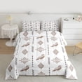 thumbnail image 2 of Feelyou Hippie Goth Crow Teens Twin Comforter Sets, Mandala Aztec Bedding Set, 2 Pieces, 2 of 8