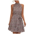 thumbnail image 2 of Summer Saving Clearance AXXD Plus Size Dress,Short Sleeve V-Neck Classic Bodycon Sling Dress Floral Print Beach Dresses for Girl(Available in Plus Size), 2 of 4