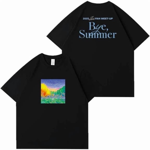 IU 2025 Fan Meet-Up Bye Summer Cotton T-Shirt - IUana Merch