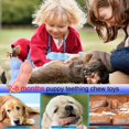 thumbnail image 2 of Dog Chew Toys For Puppies Teething, Super Value 3 Pack Puppy Toys For Small Dog Toys Squeaky Toys For Dogs Toy Durable Pet Toys For Dogs Interactive Dog Toys, 2 of 8