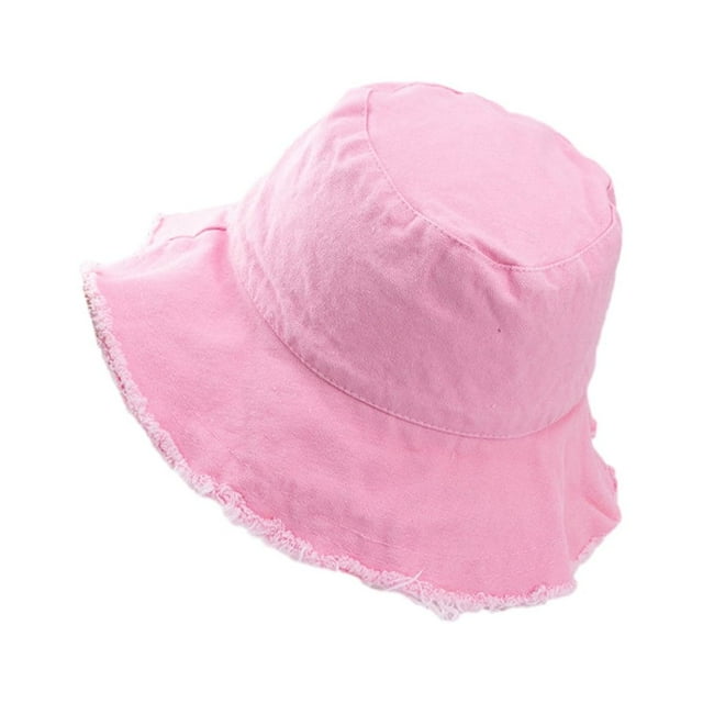 Decodeary Easy To Wear Hat Stylish Sun Protection For Any Occasion Stylish Protection Bucket Hat Caps Casual Comfort pink 1Set